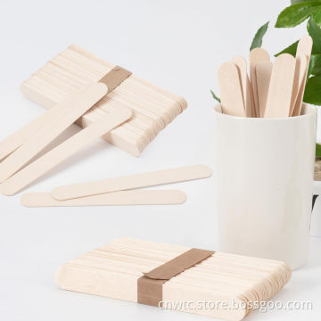 Medical Supplies: Wood Waxing Spatulas and Tongue Depressors for Hair Removal and Dental Use